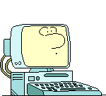 A computer blowing smoke