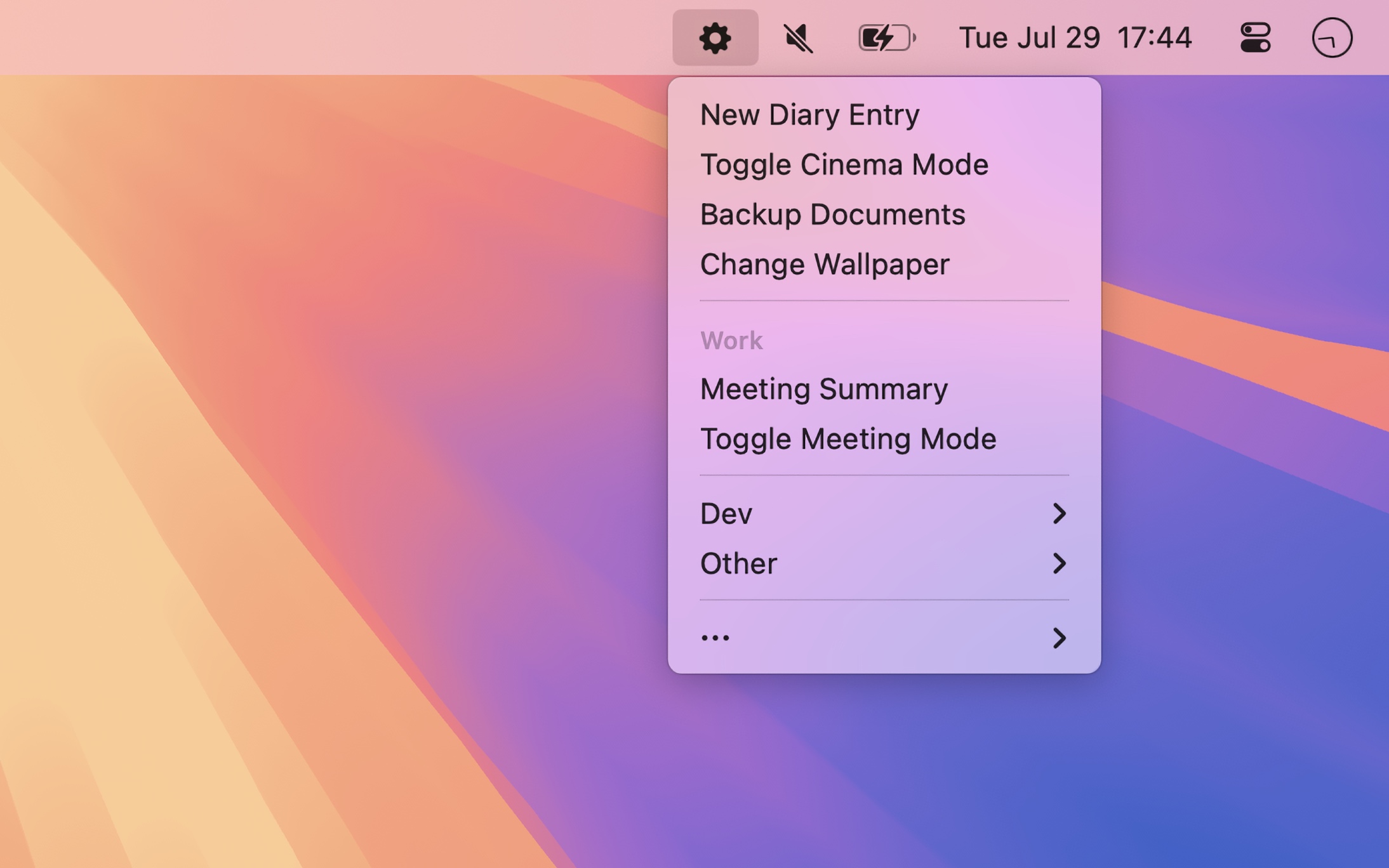 App screenshot