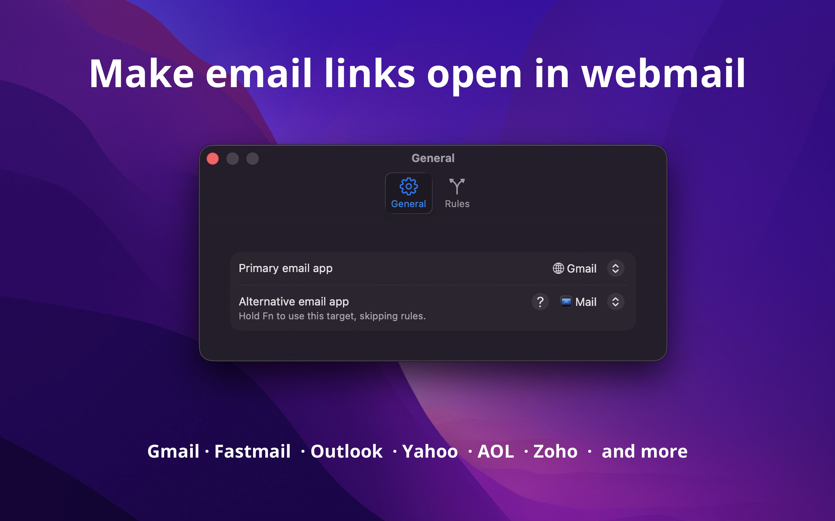 Mailway screenshot 1