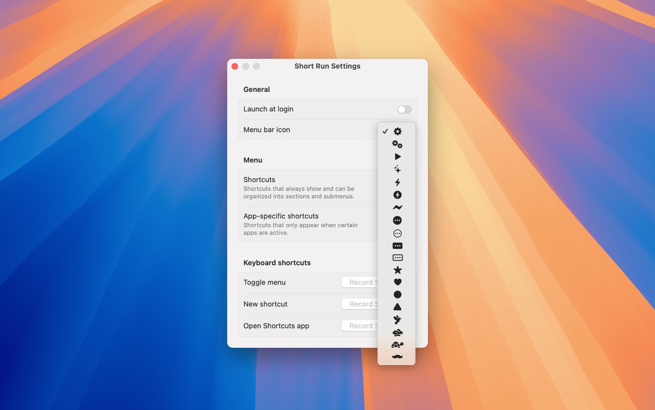 App screenshot