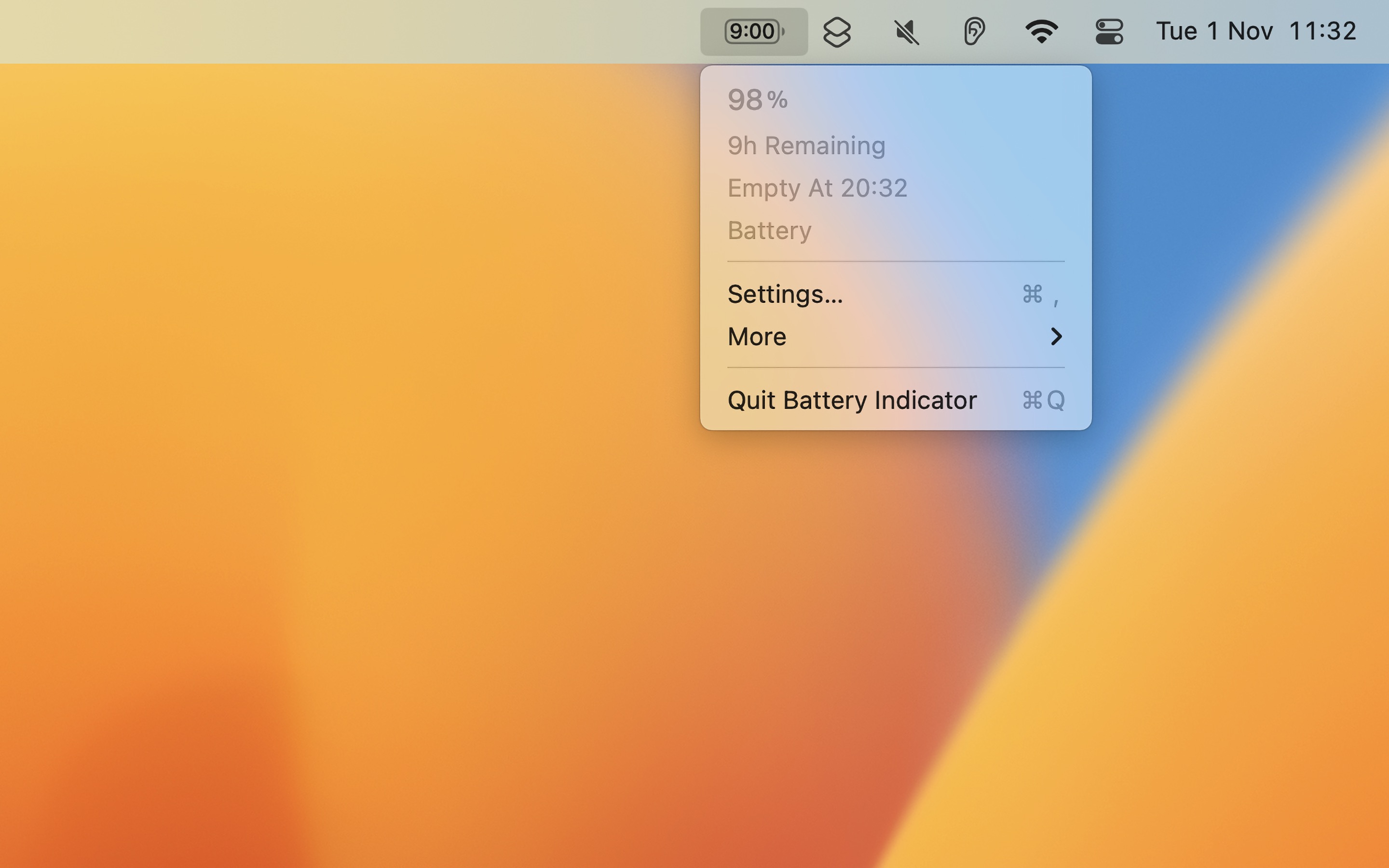 Battery Indicator screenshot 1