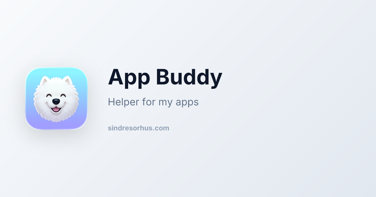 App Buddy screenshot
