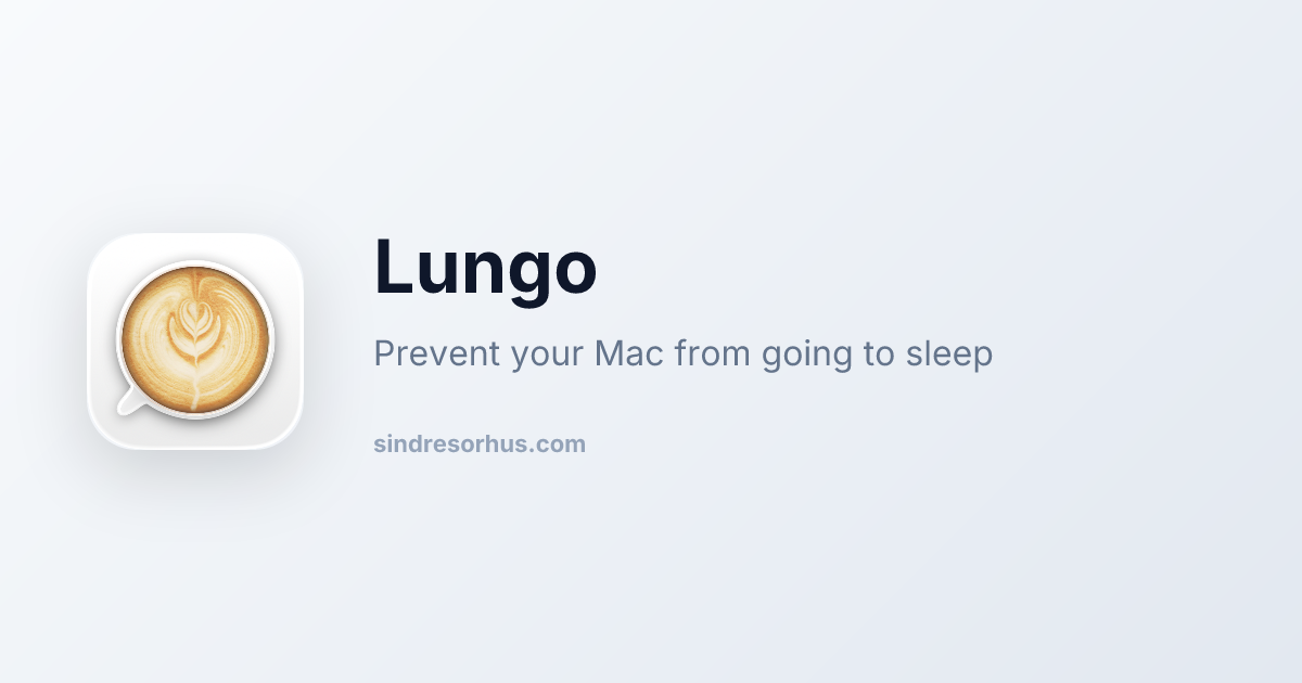 Lungo app preview