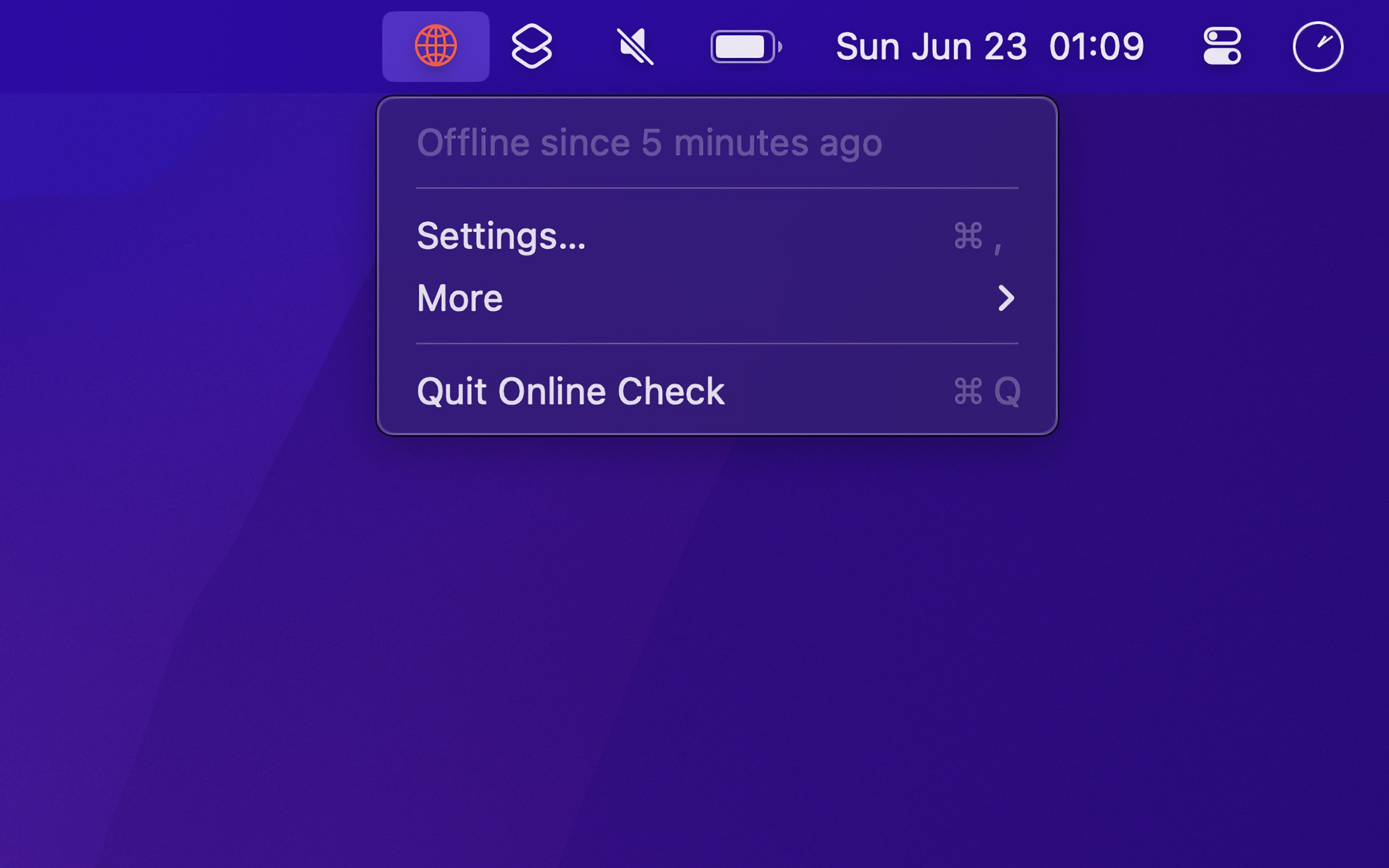 Online Check screenshot 1