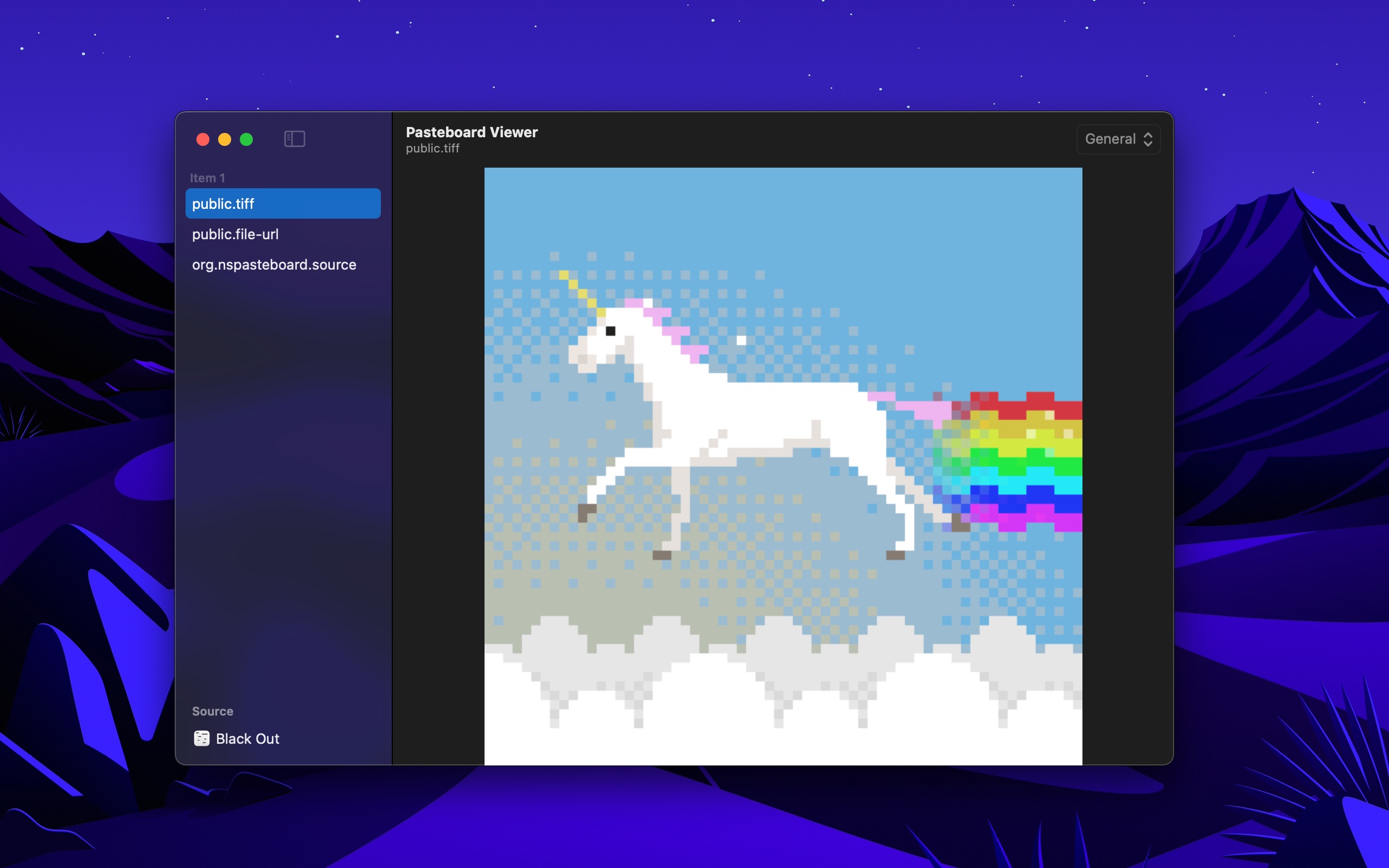 Pasteboard Viewer screenshot 1