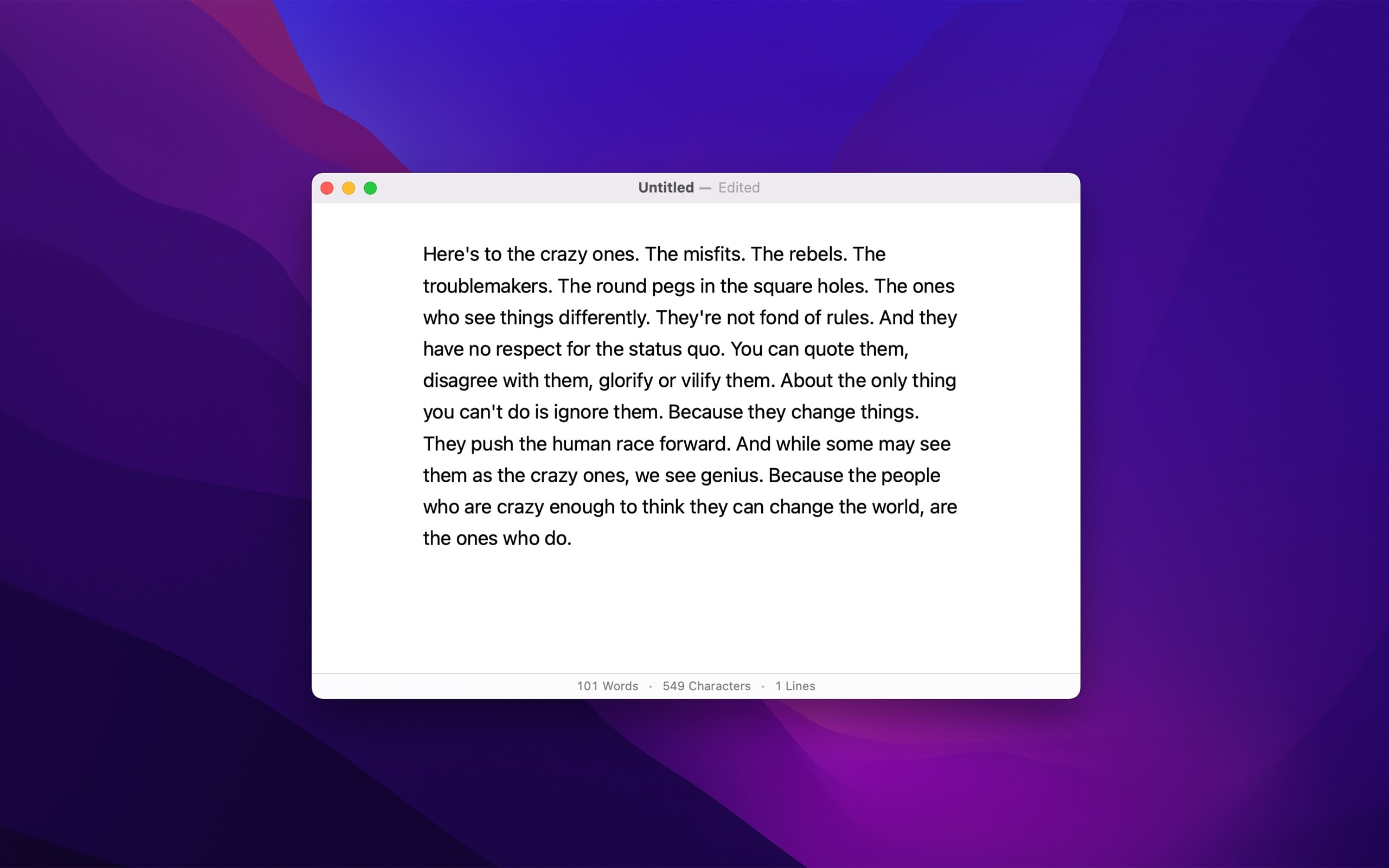 Plain Text Editor screenshot 1