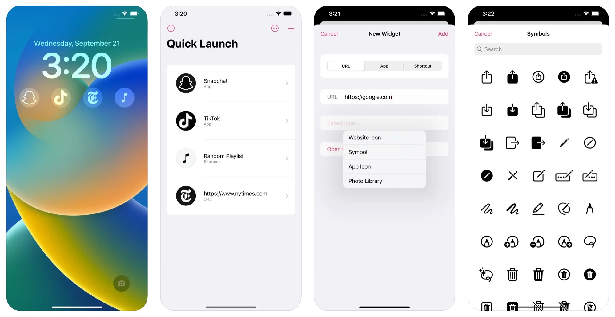Quick Launch screenshot 1