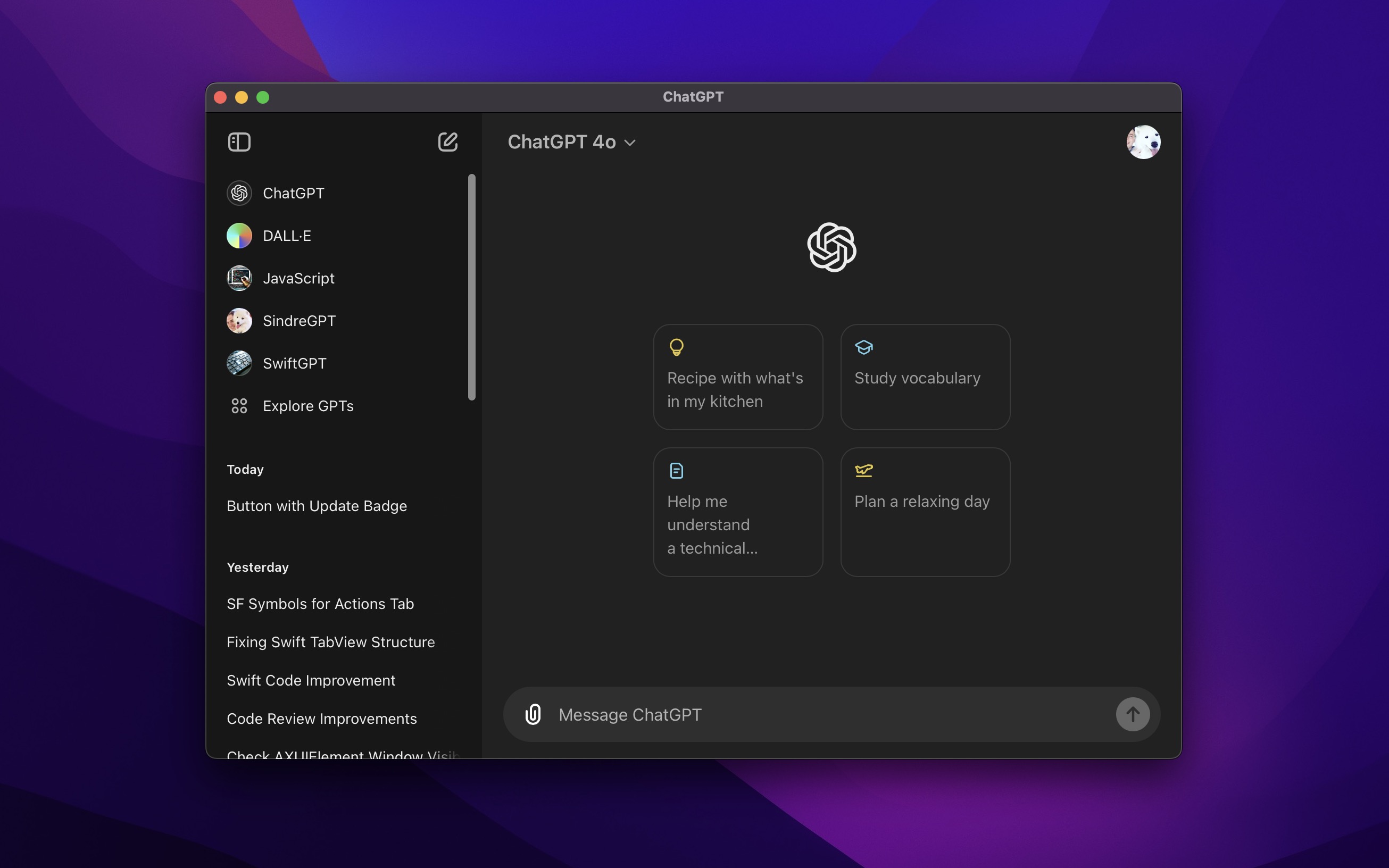 QuickGPT screenshot 1