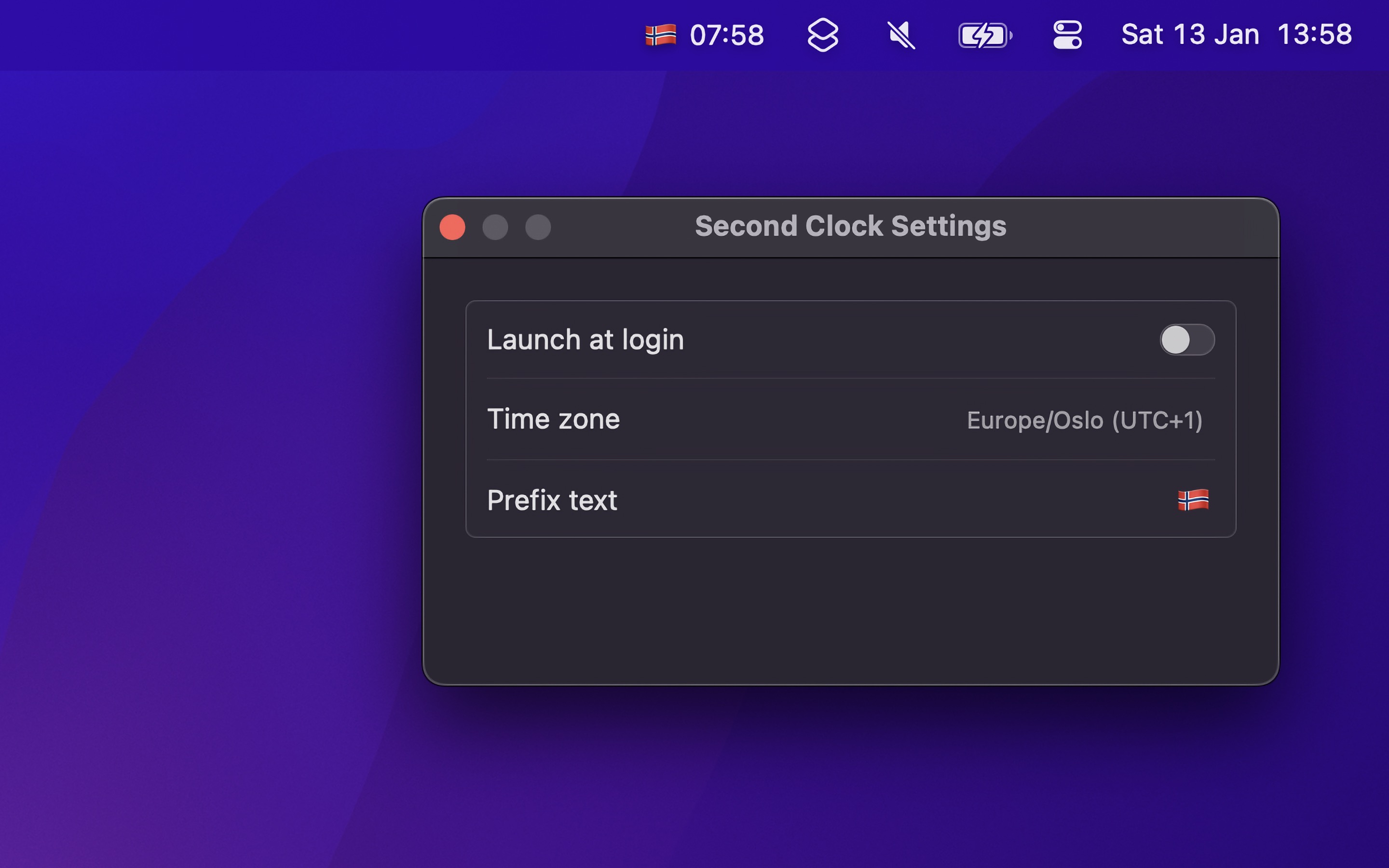 Second Clock screenshot 2