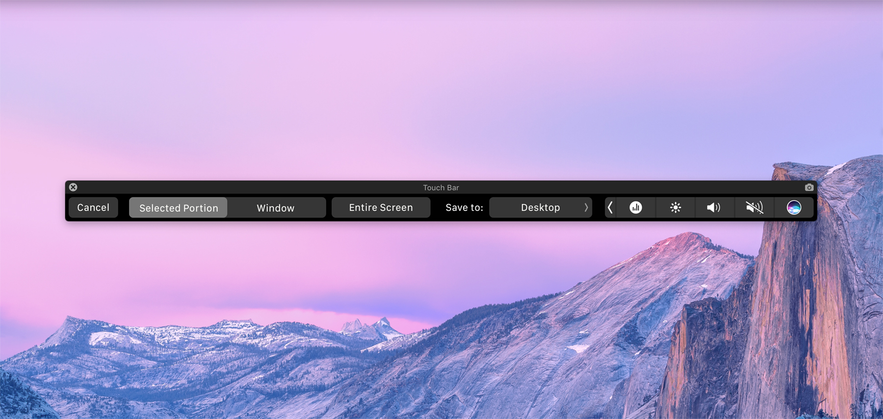Touch Bar Simulator screenshot 1