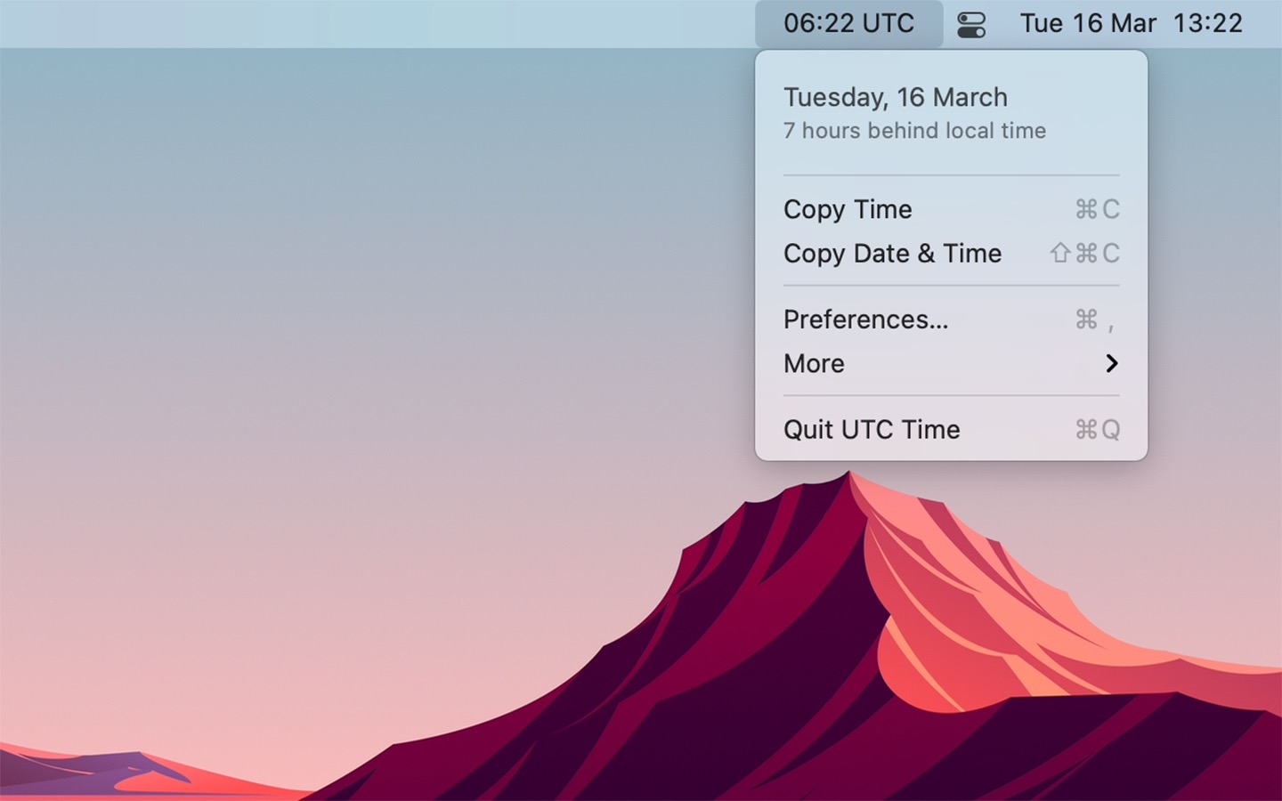 UTC Time screenshot 1