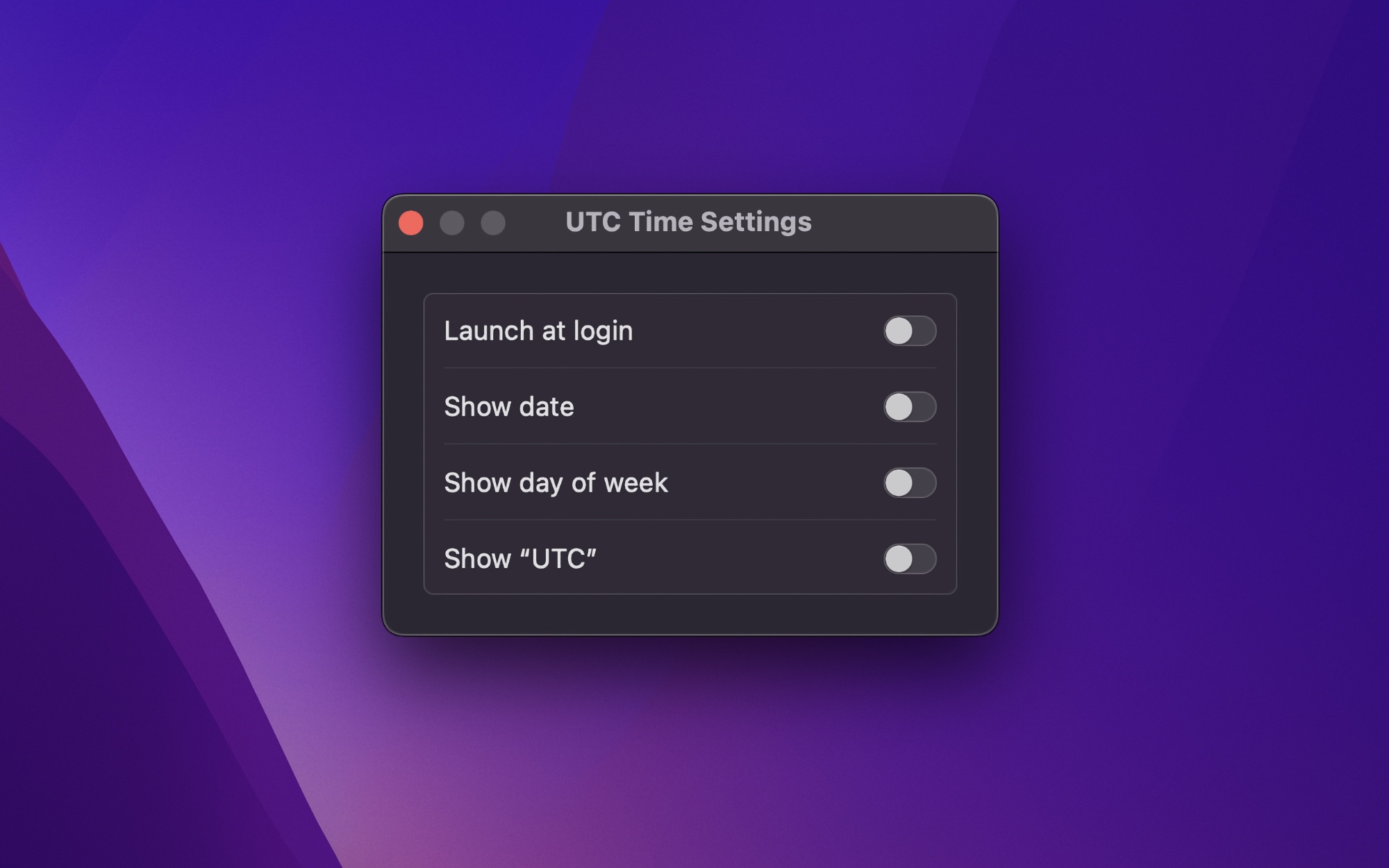 UTC Time screenshot 3