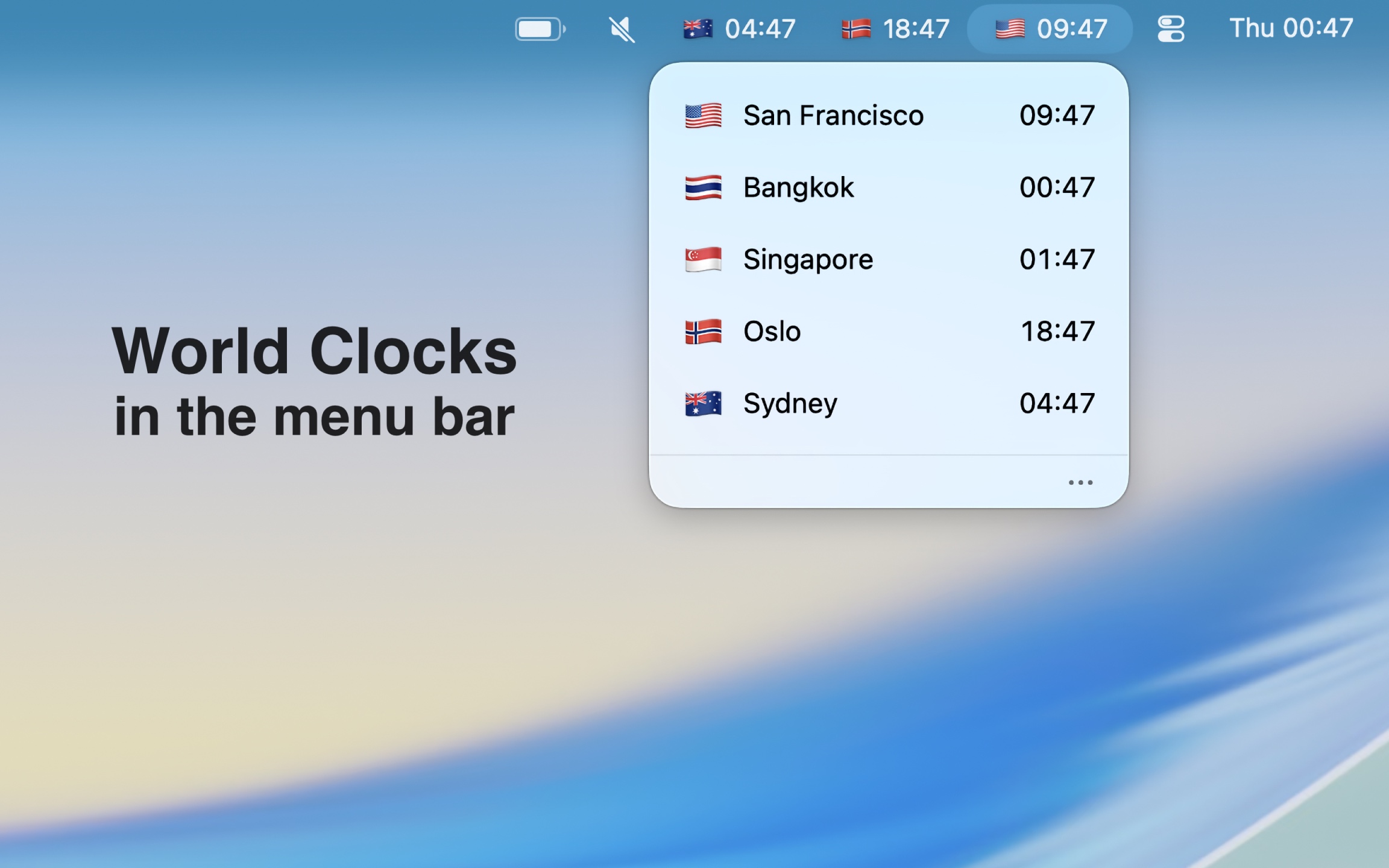 Zone Bar screenshot 1