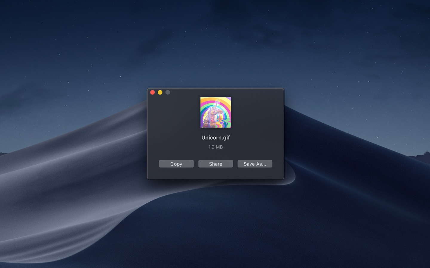 App screenshot